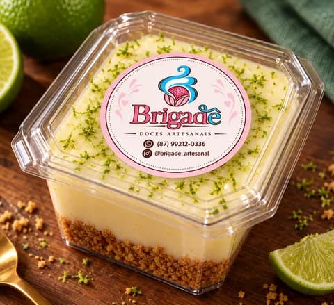 Torta fria de limão